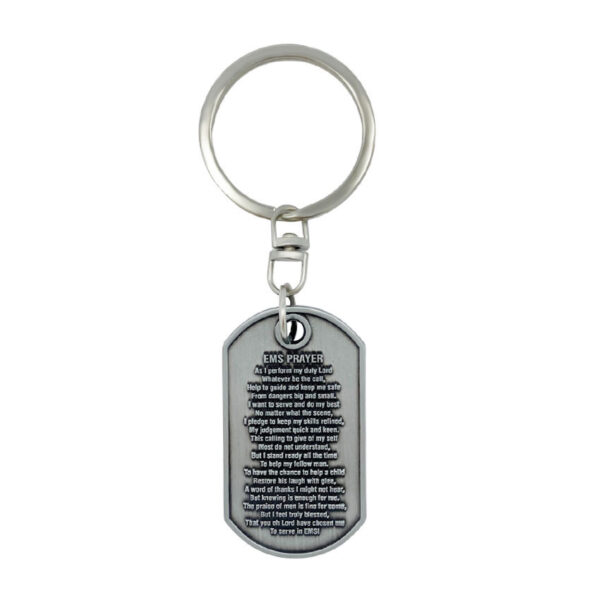 customized metal dog tag keyring