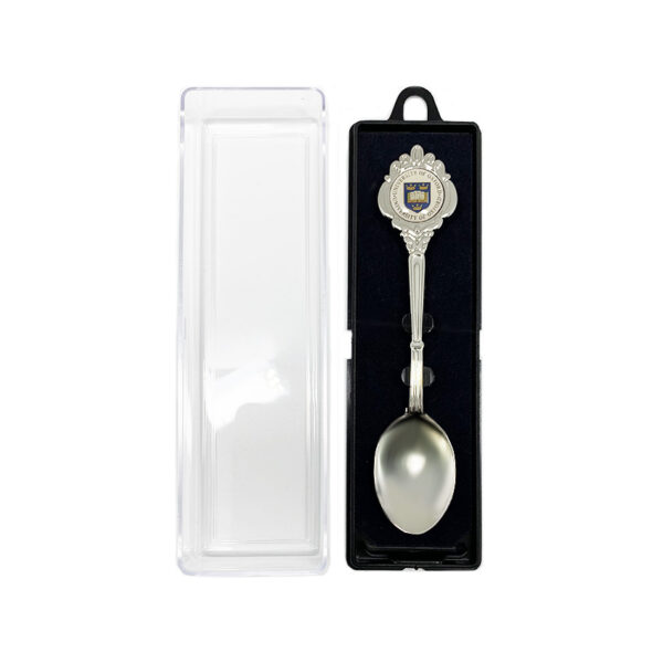 best souvenir commemorative spoon custom printing logo made from jin sheu