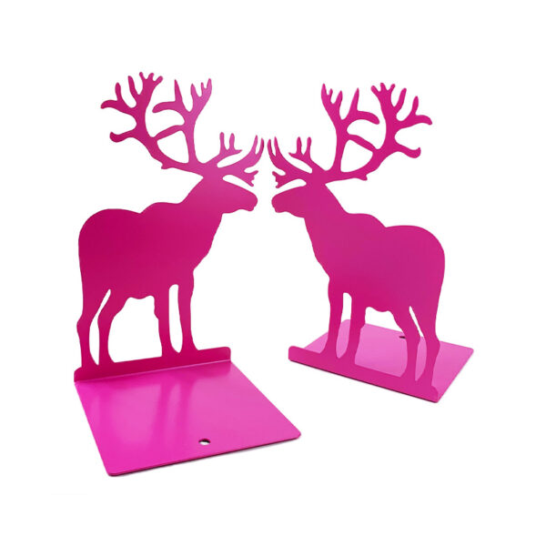 custom logo reindeer shape cool bookend