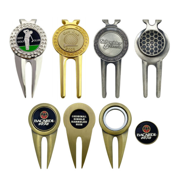 wholesale golf divot repair tools and ball markers