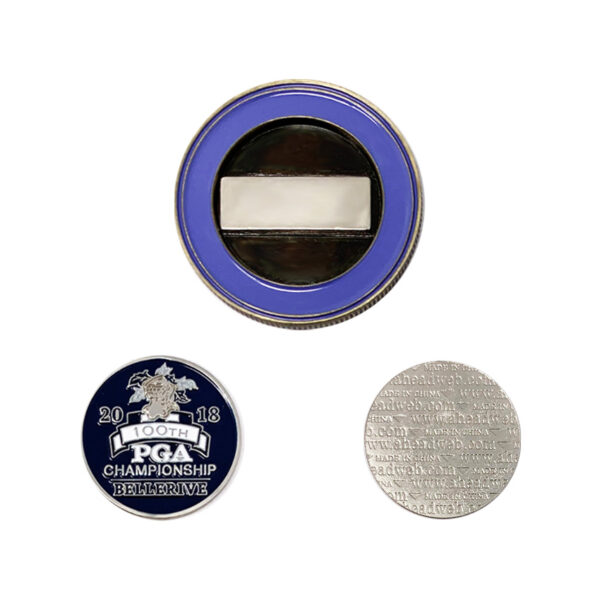 golf marker coin with magnet ball marker
