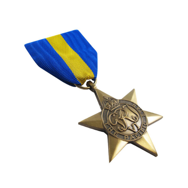 star shape ancient gold finishing military medal