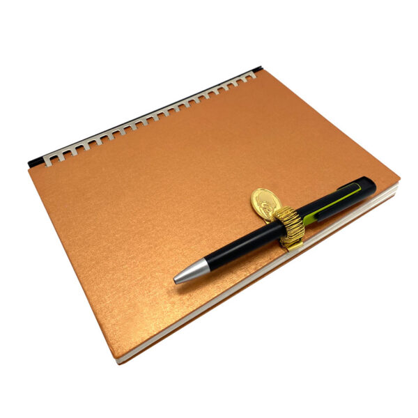 metal pencil holder clips on notebook
