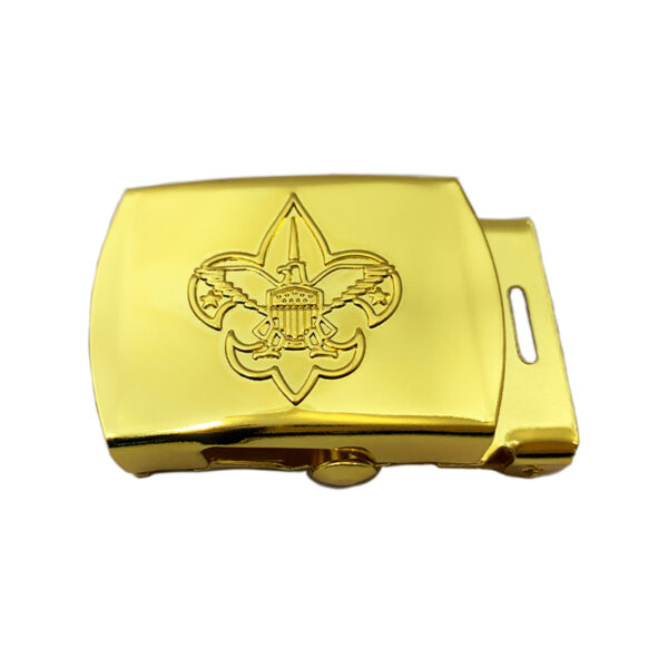 gold plating 3D embossed logo made from jin sheu