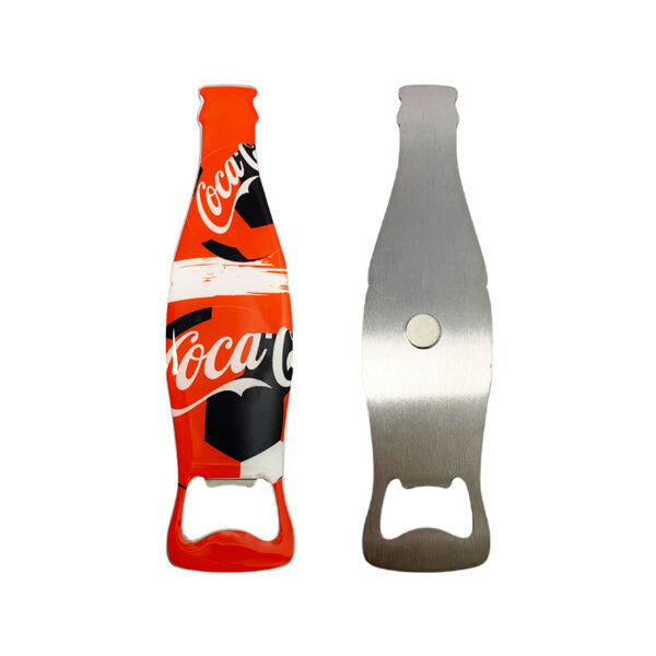 custom shape logo bottle opener with magnet
