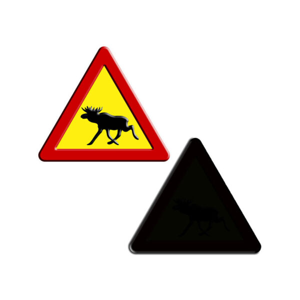 animal attention sign magnet