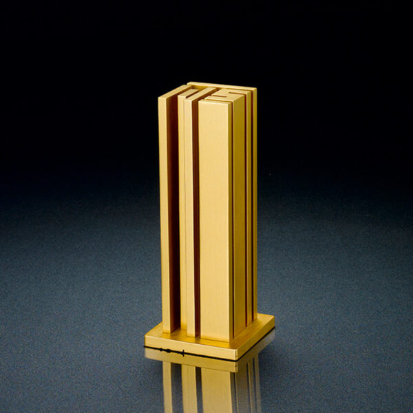 Geometry logo custom design metal trophy