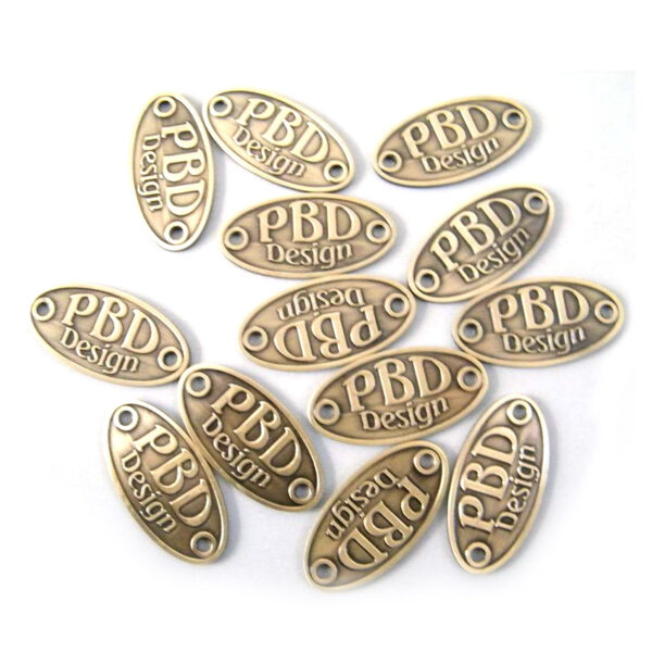 custom stamped metal tags