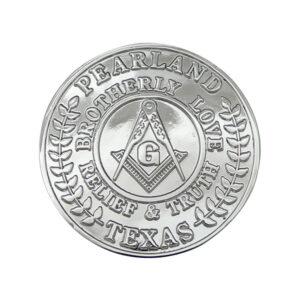 925 silver coin custom logo business gift