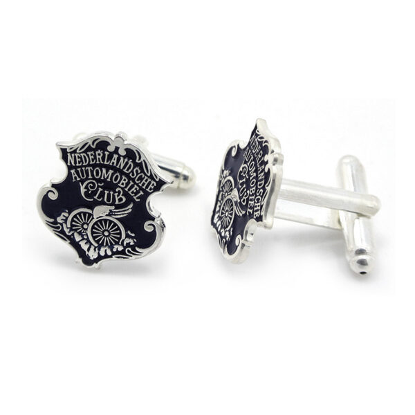 custom sterling silver enamel cufflinks souvenir