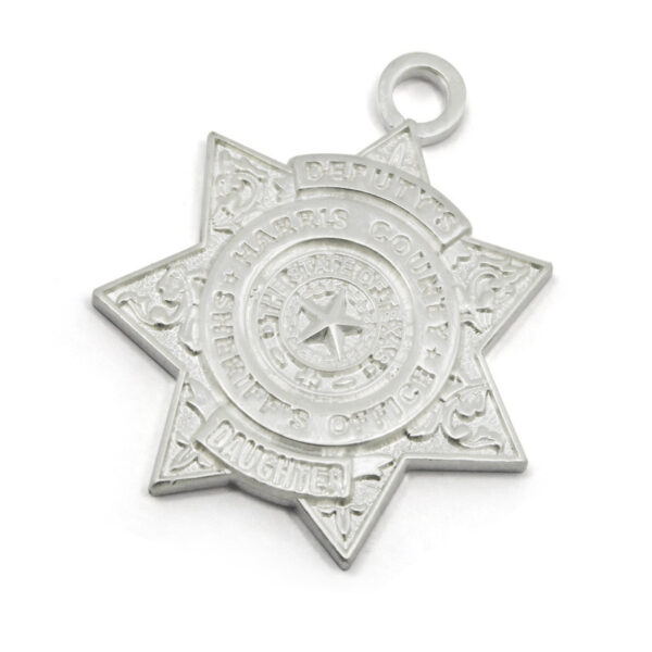 bespoke star shape silver charm award