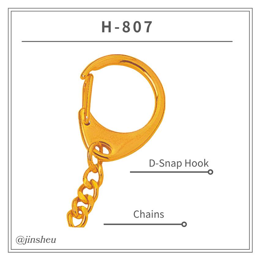 D-Snap Hook with Chains