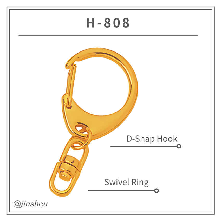 D-Snap Hook with Swivel