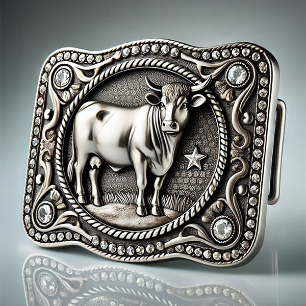 Belt Buckle with 3D Designs