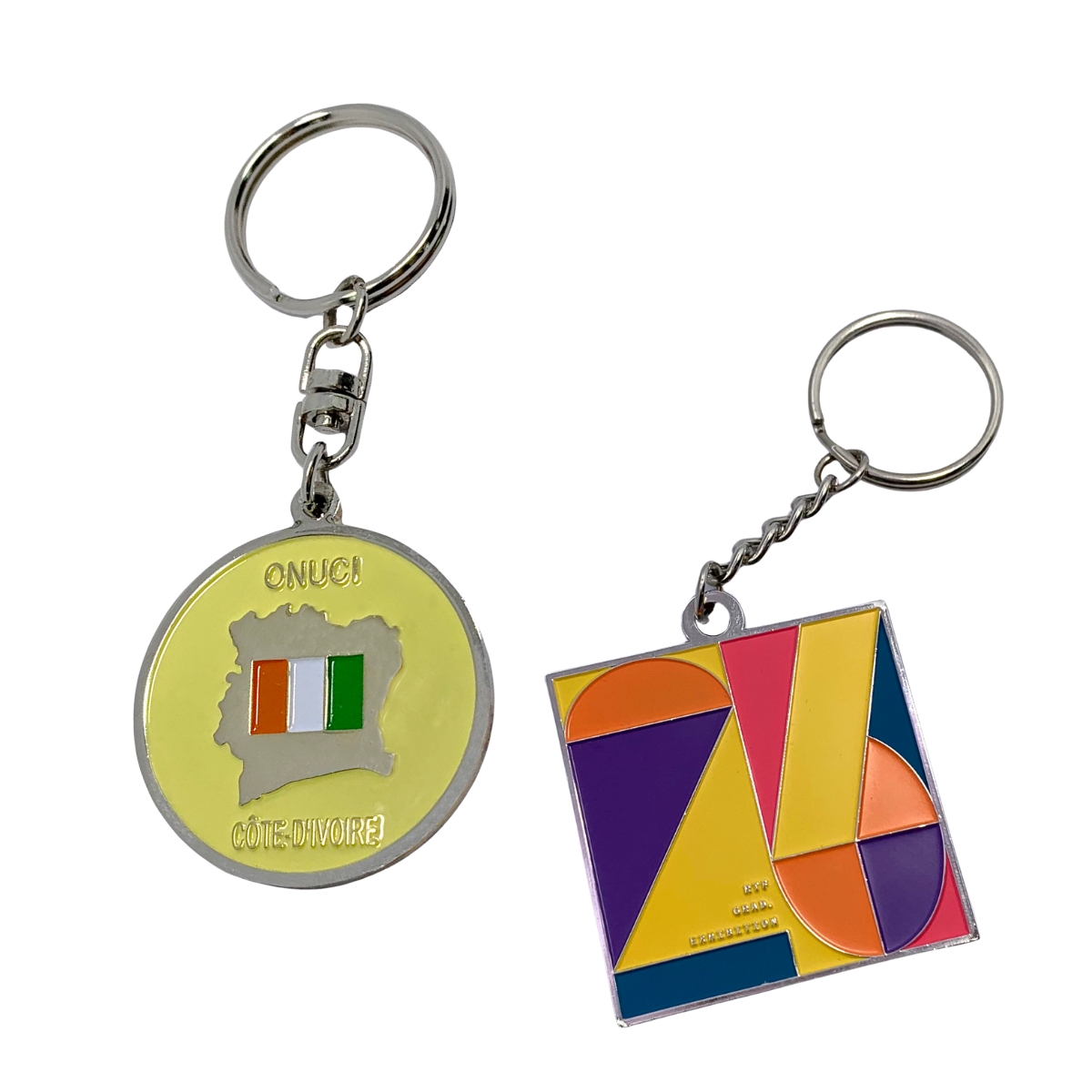 Custom Metal Keychain with Soft Enamel