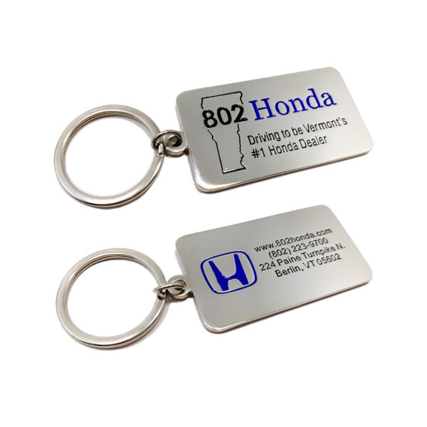 zinc alloy custom keychain with car brand logo made from jin sheu