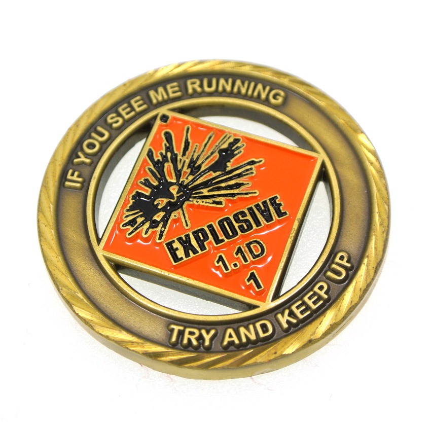 A challenge coin made by Jin Sheu.