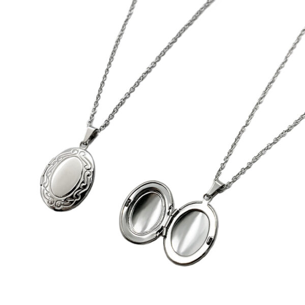 custom locket nickel plating necklace