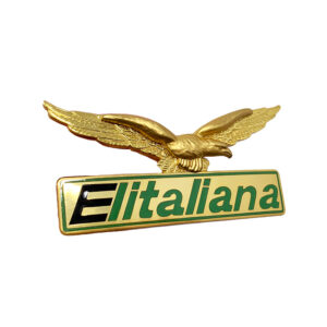 custom imitation hard enamel and 3D relief corporate laepel pin