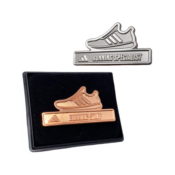 custom adidas company lapel pin