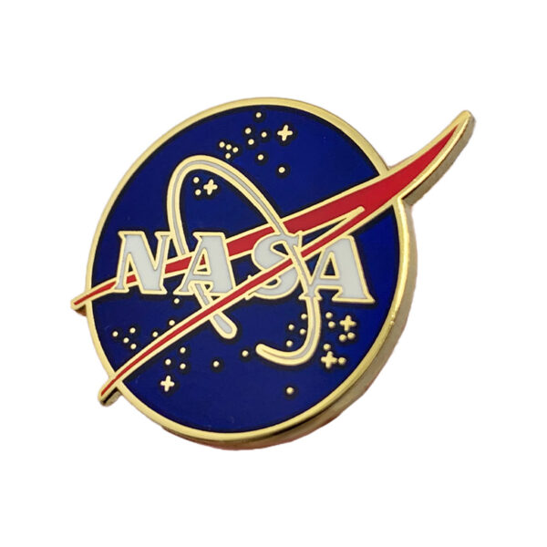 custom NASA logo imitation hard enamel lapel pin