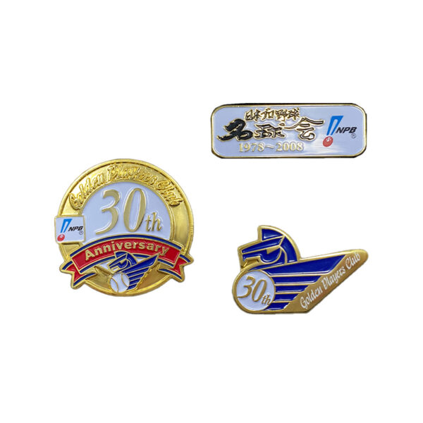 soft enamel custom sports baseball lapel pin
