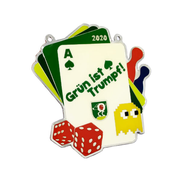 game center carnival custom medal poker design