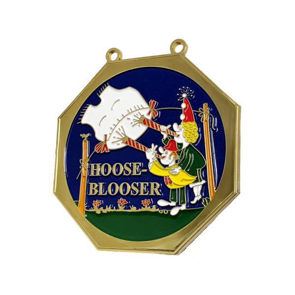 die struck brass and soft enamel custom fiesta medal