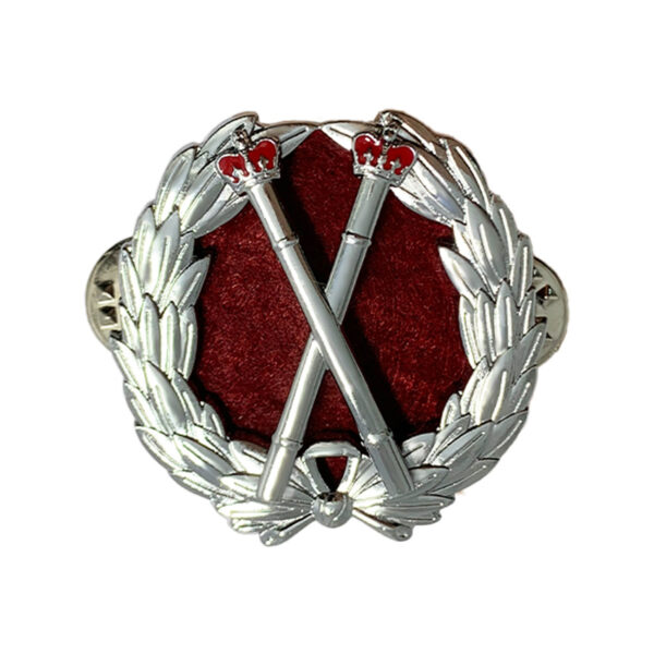 custom military badge felt in the center