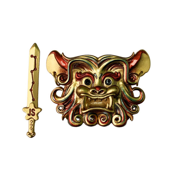 custom blind box chinese 12 zodiac metal lapel pin