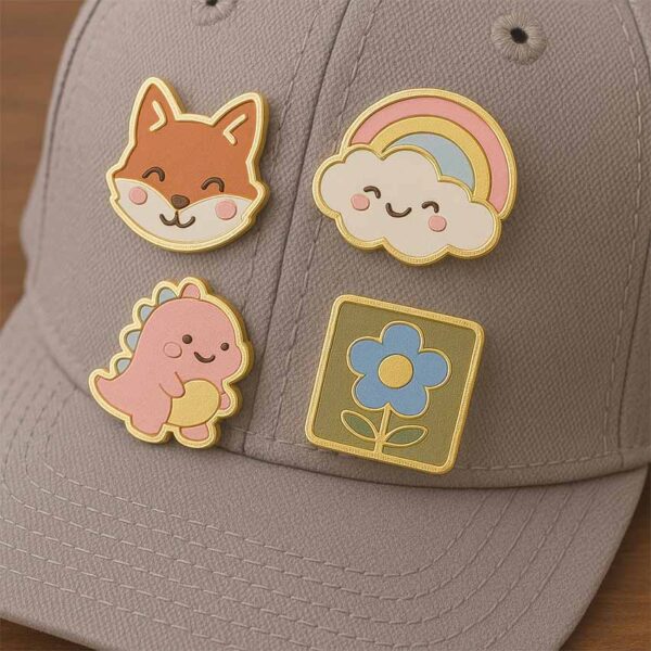 personalized cute brand design hat pin