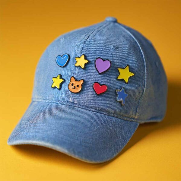 cute brand promote custom hat pin