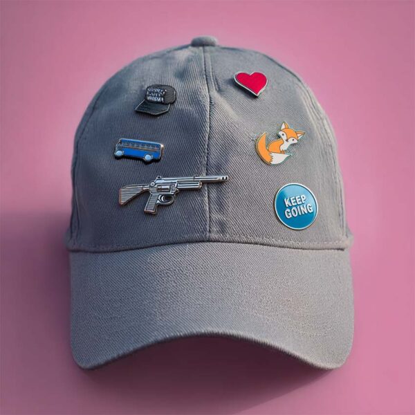 jin sheu custom hat pins maker