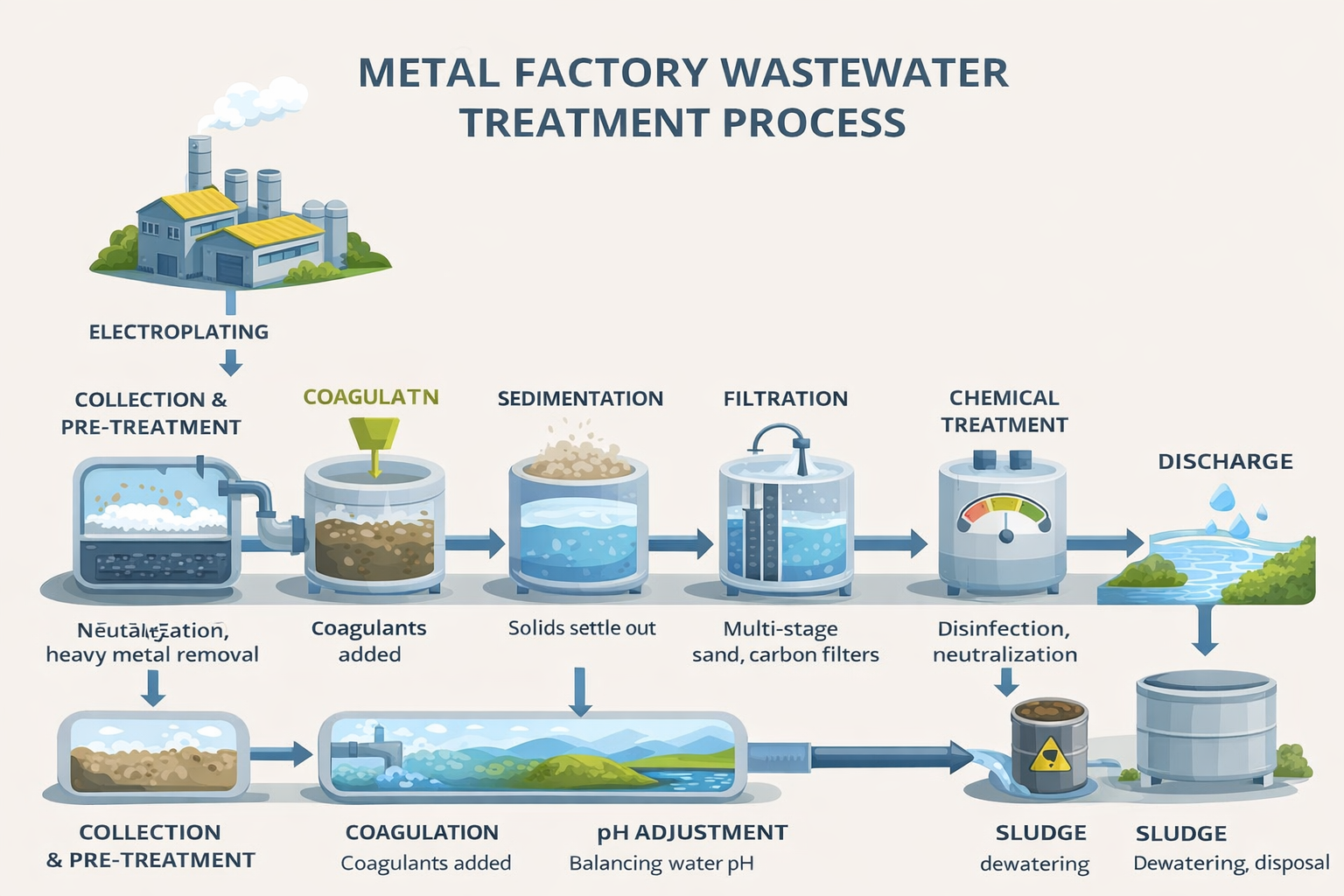 wastewater treatment process