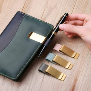 pen holder with notebook