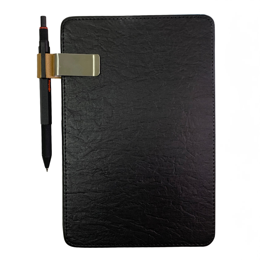 pen holder with notebook