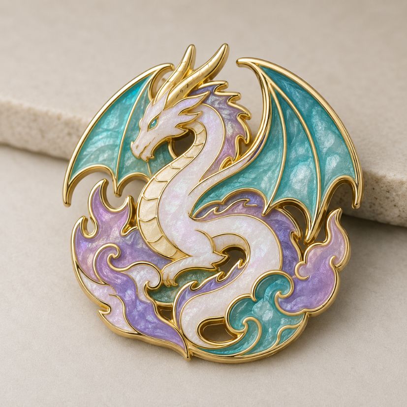 Pearlescent Enamel for Custom Premium Pins