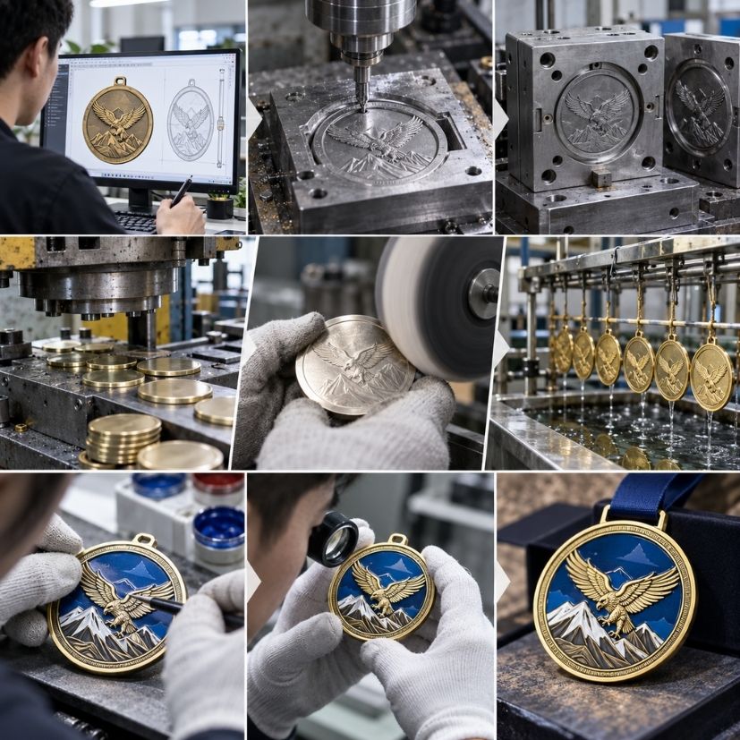 Custom Metal Medal Manufacturing Process & OEM Capabilities