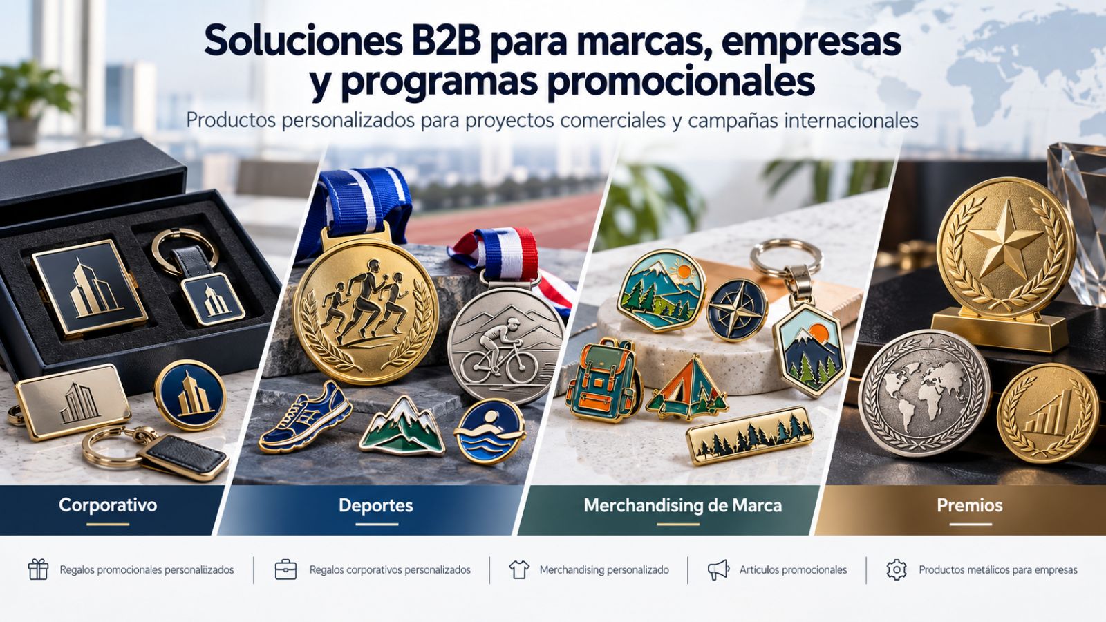 B2B Solutions for Custom Metal Promotional Gifts and Awards