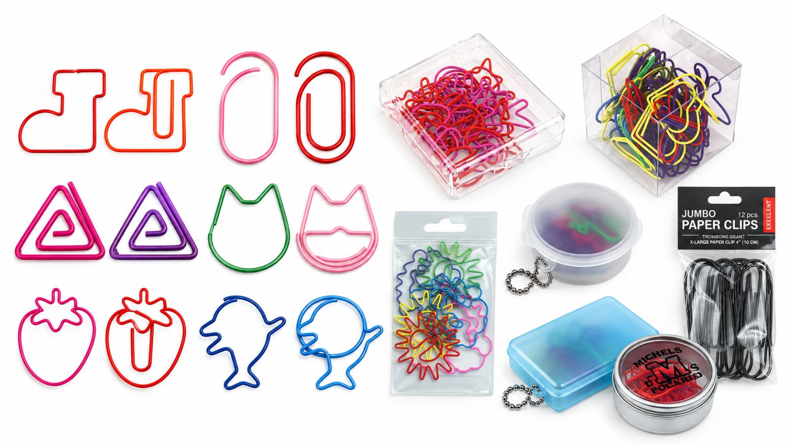 Wholesale Custom Shaped Paper Clips & Packaging Solutions