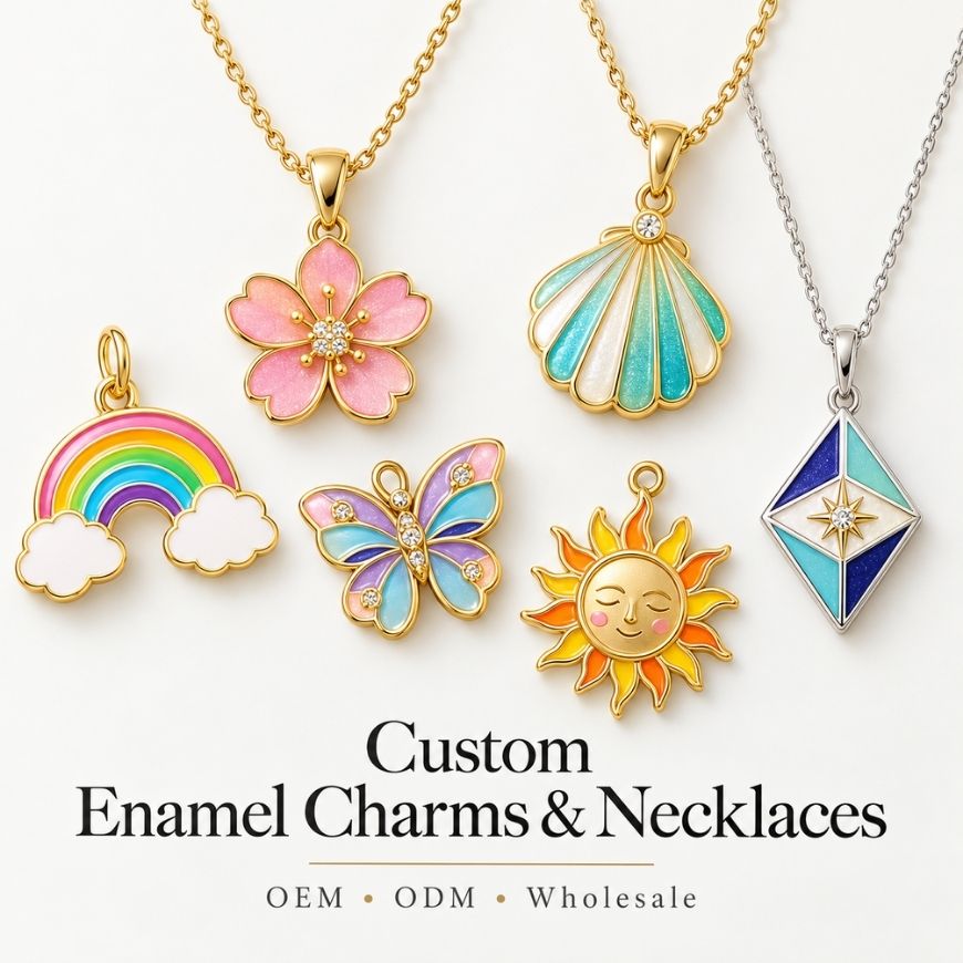 Custom Enamel Charms and Necklaces Manufacturer OEM ODM Wholesale